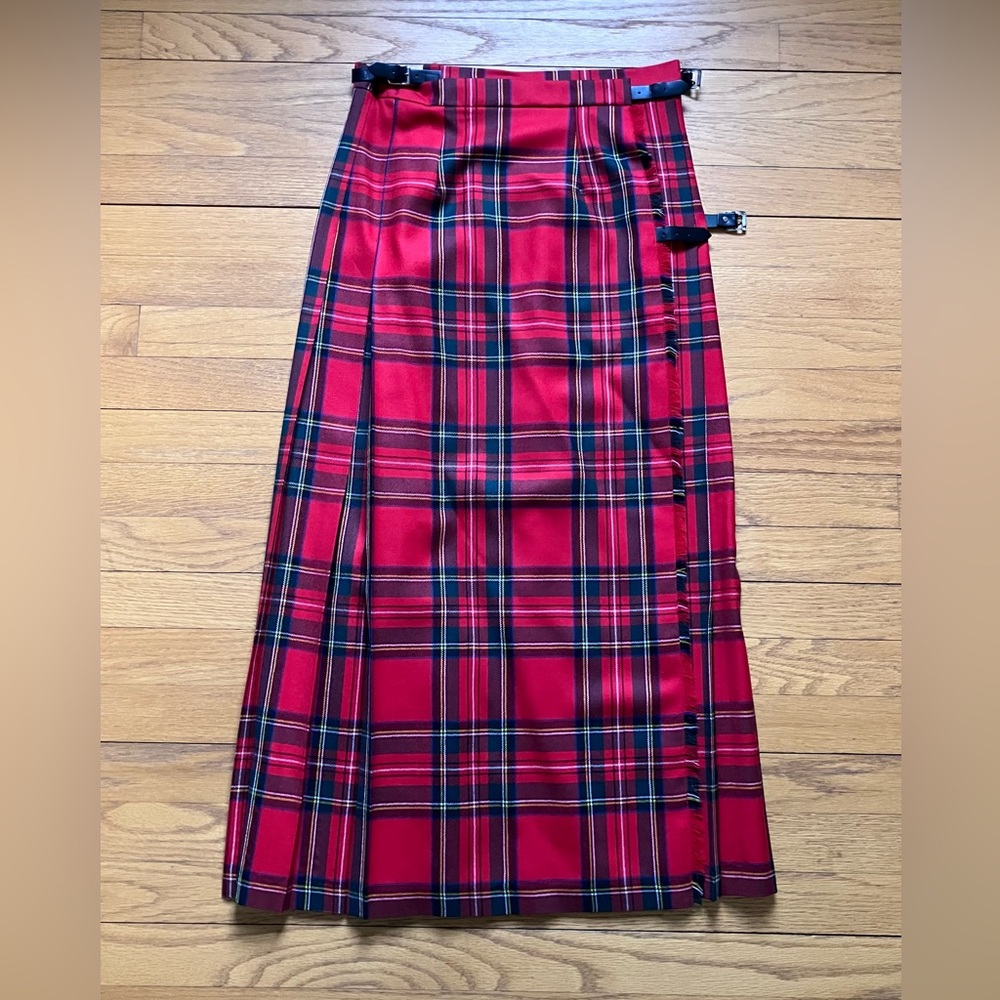 Irish Plaid Kilt Maxi